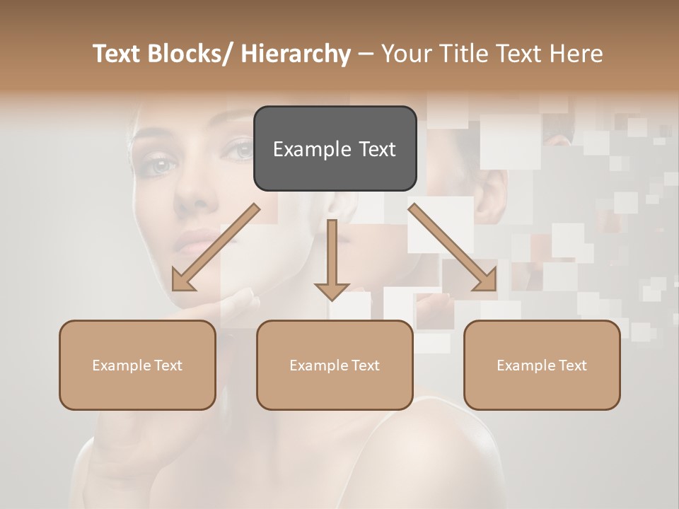 Palm Freshness Eyes PowerPoint Template
