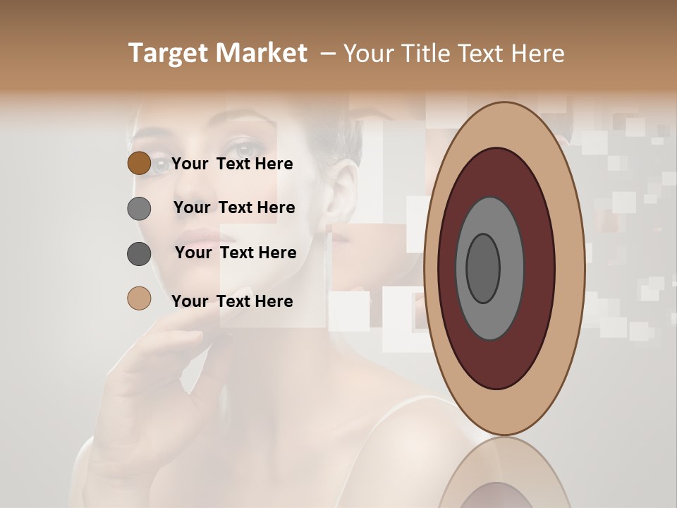 Palm Freshness Eyes PowerPoint Template