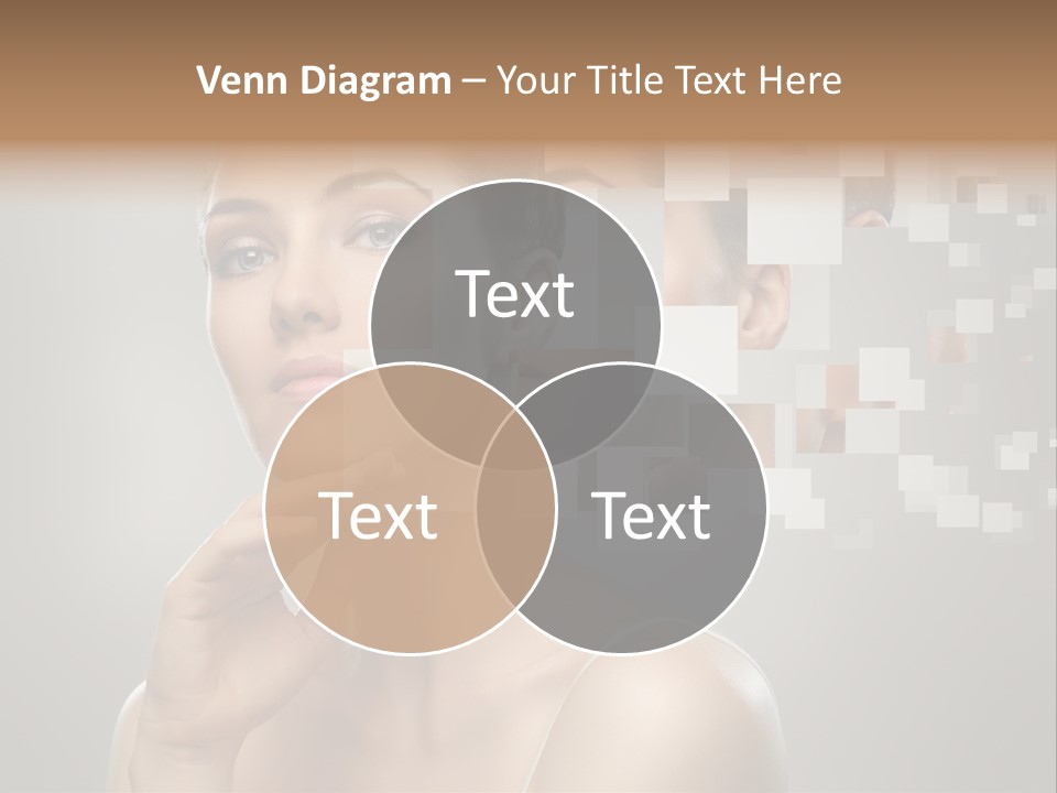 Palm Freshness Eyes PowerPoint Template