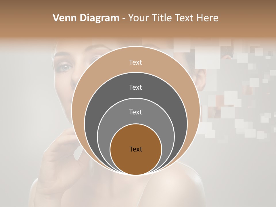 Palm Freshness Eyes PowerPoint Template