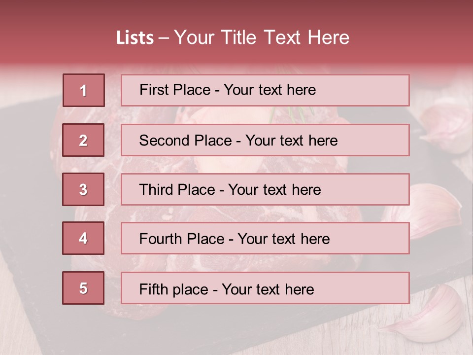 Entree Italian Food PowerPoint Template