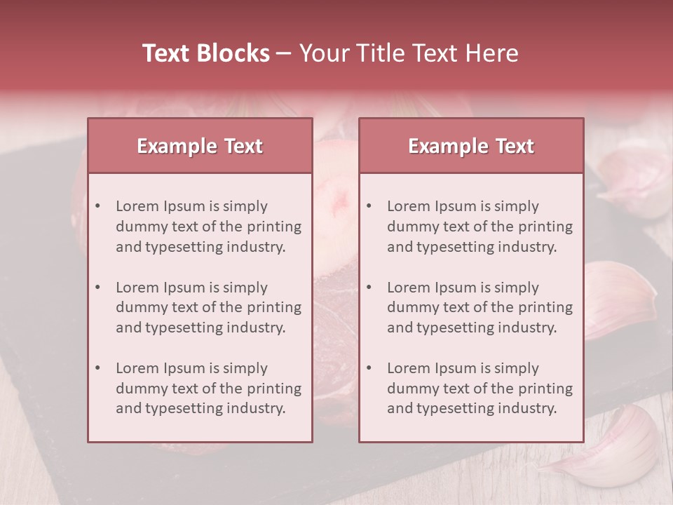 Entree Italian Food PowerPoint Template