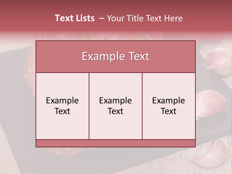 Entree Italian Food PowerPoint Template