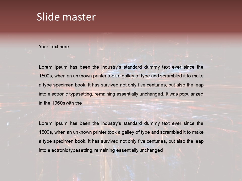 A Dark Background With A Lot Of Bright Lights PowerPoint Template