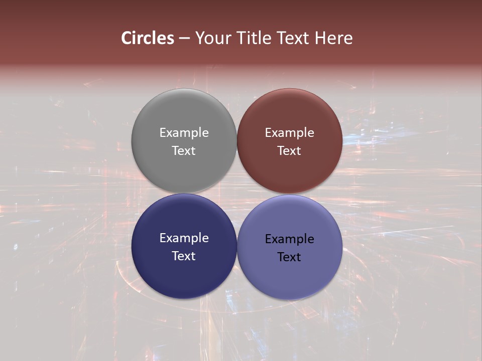 A Dark Background With A Lot Of Bright Lights PowerPoint Template