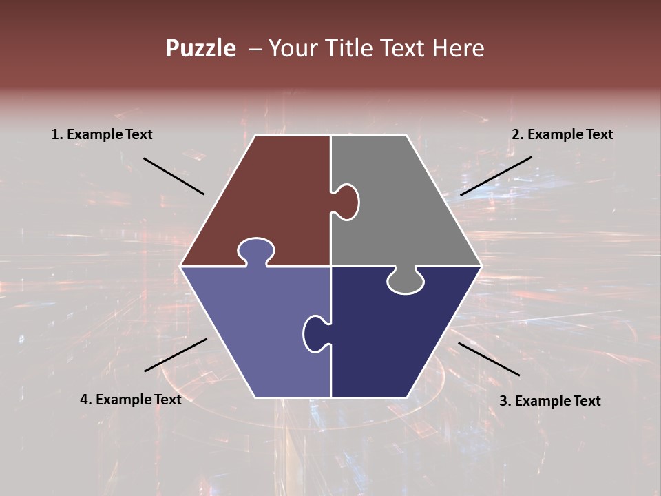 A Dark Background With A Lot Of Bright Lights PowerPoint Template