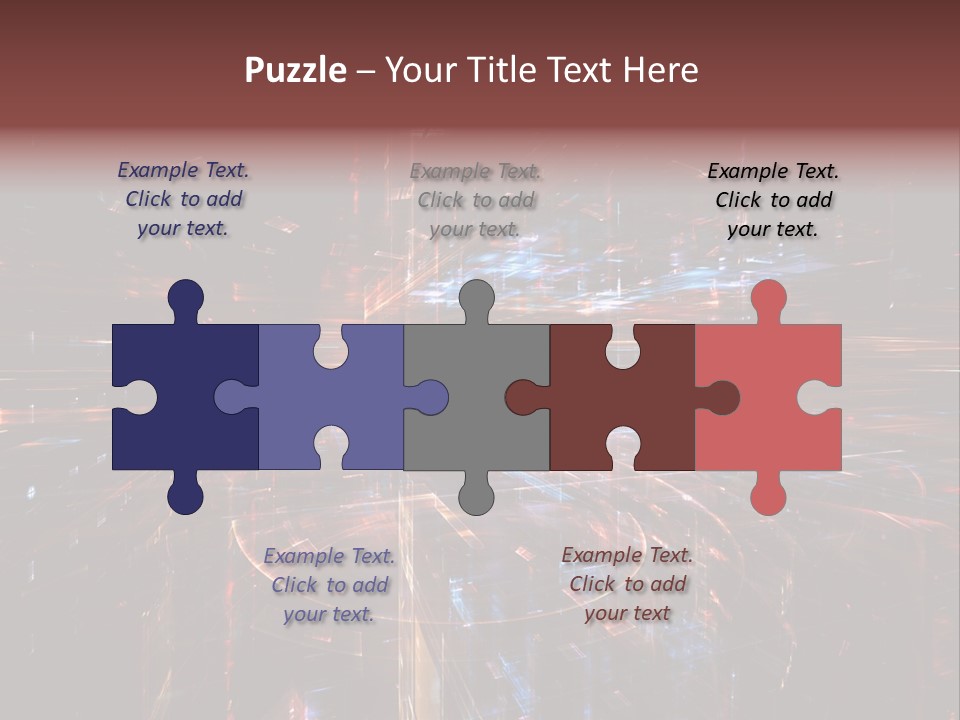 A Dark Background With A Lot Of Bright Lights PowerPoint Template