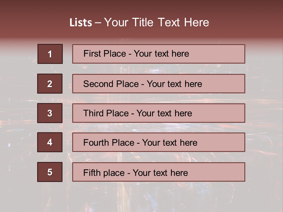 A Dark Background With A Lot Of Bright Lights PowerPoint Template