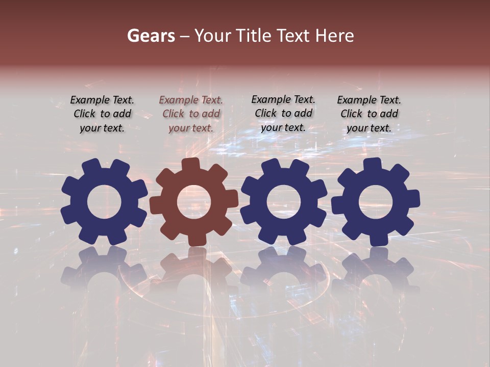 A Dark Background With A Lot Of Bright Lights PowerPoint Template