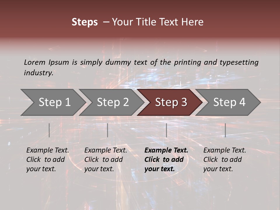 A Dark Background With A Lot Of Bright Lights PowerPoint Template