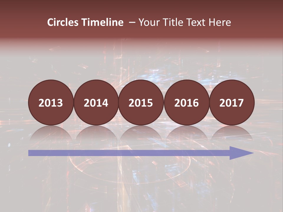 A Dark Background With A Lot Of Bright Lights PowerPoint Template