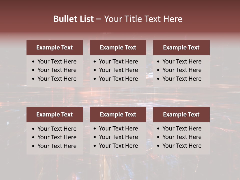 A Dark Background With A Lot Of Bright Lights PowerPoint Template