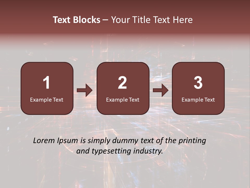 A Dark Background With A Lot Of Bright Lights PowerPoint Template