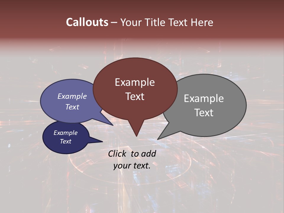 A Dark Background With A Lot Of Bright Lights PowerPoint Template