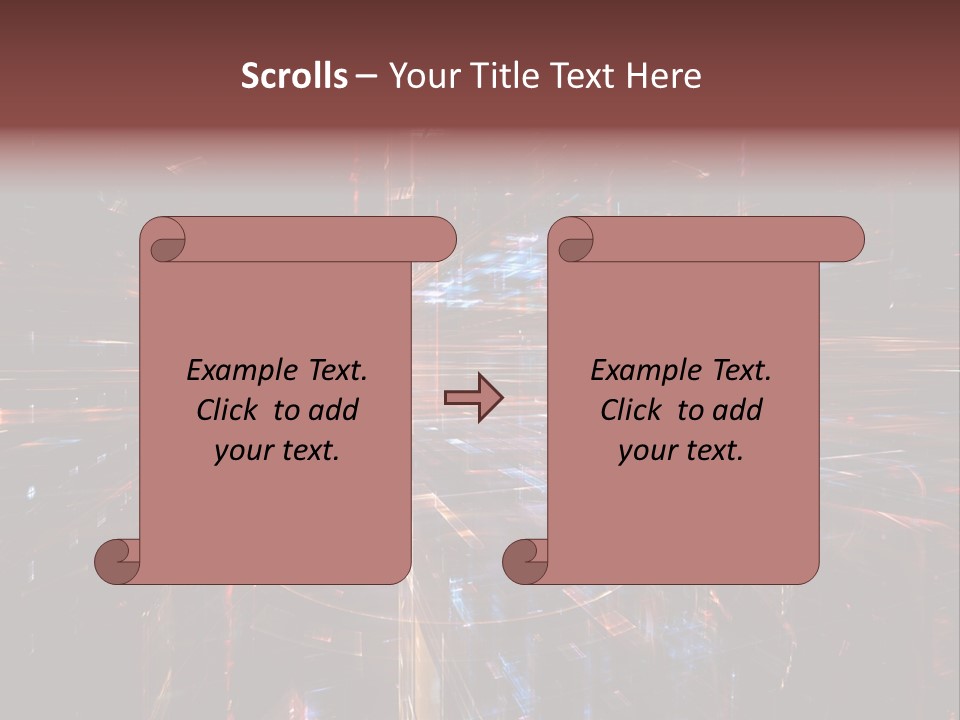 A Dark Background With A Lot Of Bright Lights PowerPoint Template