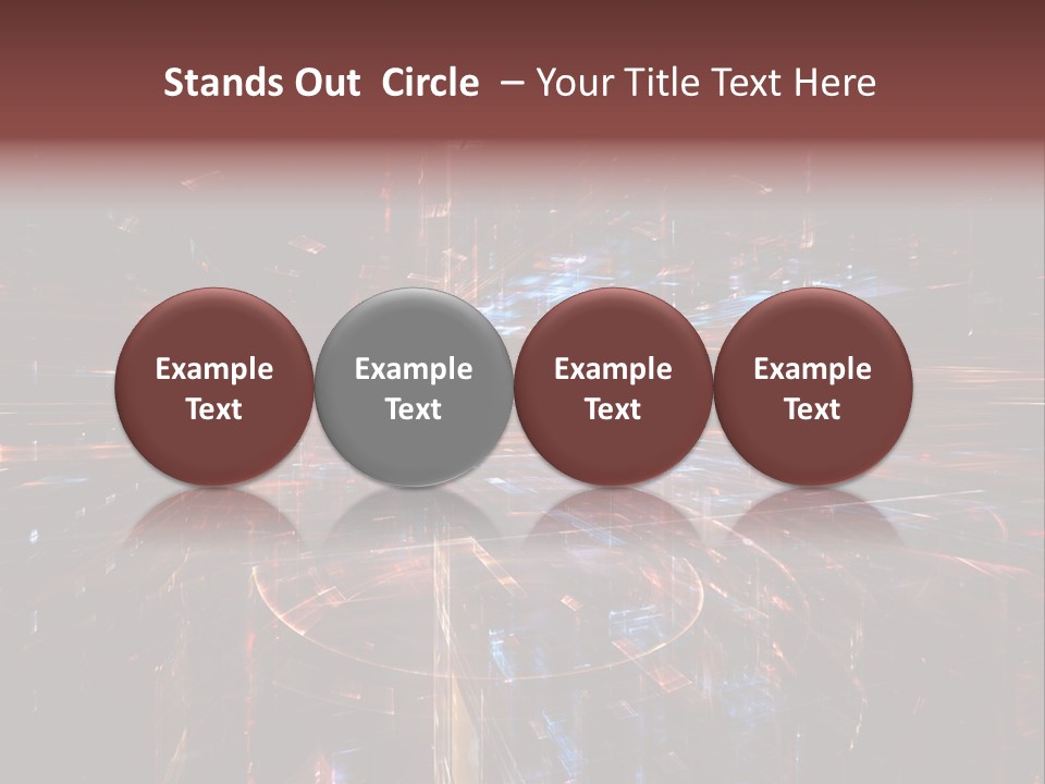 A Dark Background With A Lot Of Bright Lights PowerPoint Template