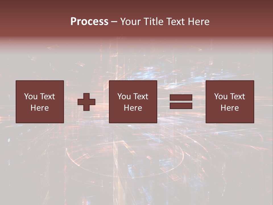 A Dark Background With A Lot Of Bright Lights PowerPoint Template
