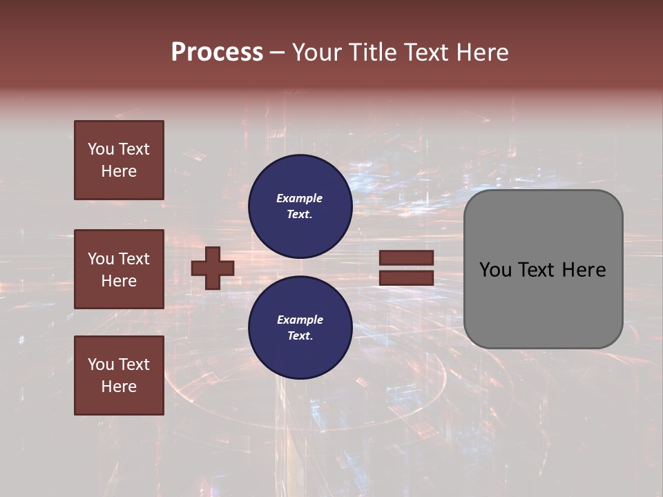 A Dark Background With A Lot Of Bright Lights PowerPoint Template