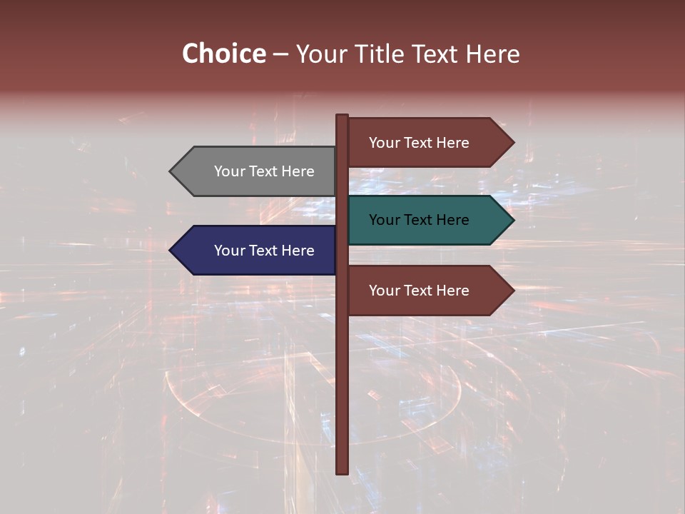 A Dark Background With A Lot Of Bright Lights PowerPoint Template