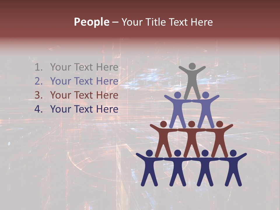 A Dark Background With A Lot Of Bright Lights PowerPoint Template