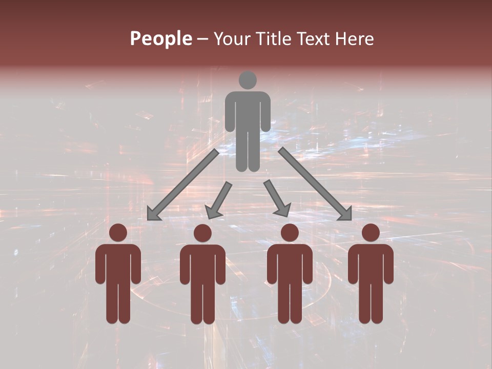 A Dark Background With A Lot Of Bright Lights PowerPoint Template