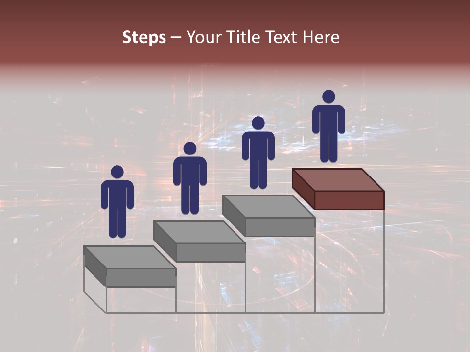 A Dark Background With A Lot Of Bright Lights PowerPoint Template