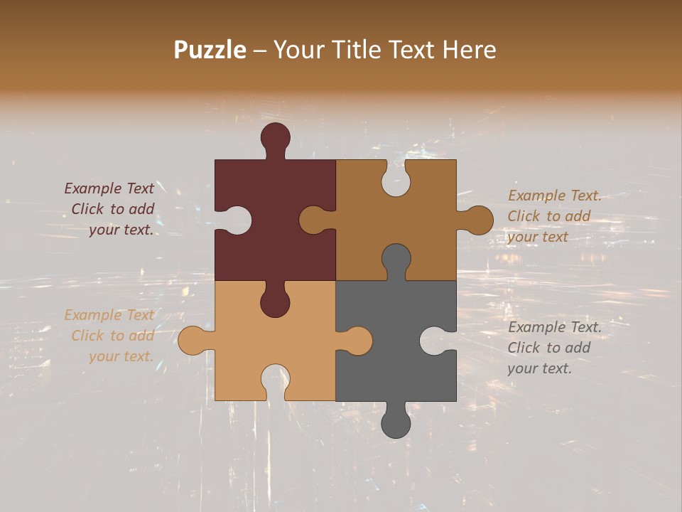 Texture Perspective City PowerPoint Template