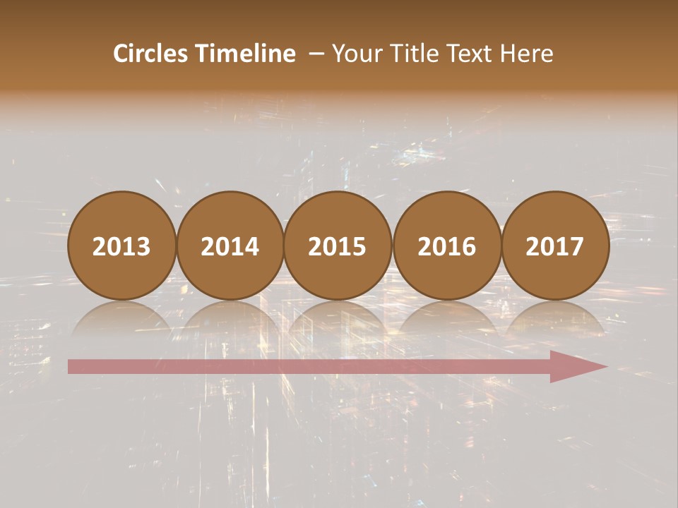 Texture Perspective City PowerPoint Template