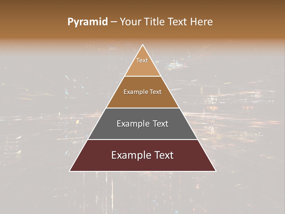 Texture Perspective City PowerPoint Template