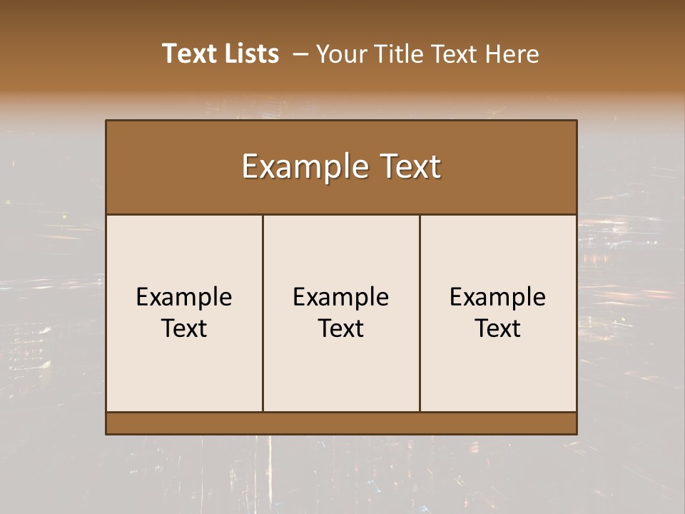 Texture Perspective City PowerPoint Template