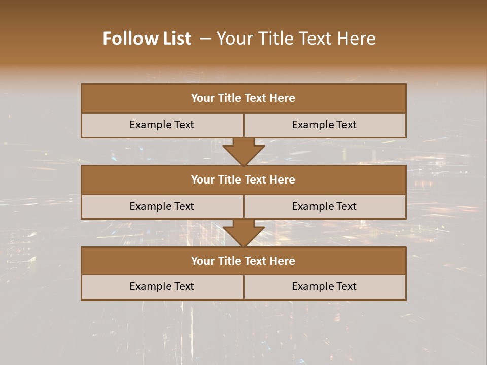 Texture Perspective City PowerPoint Template
