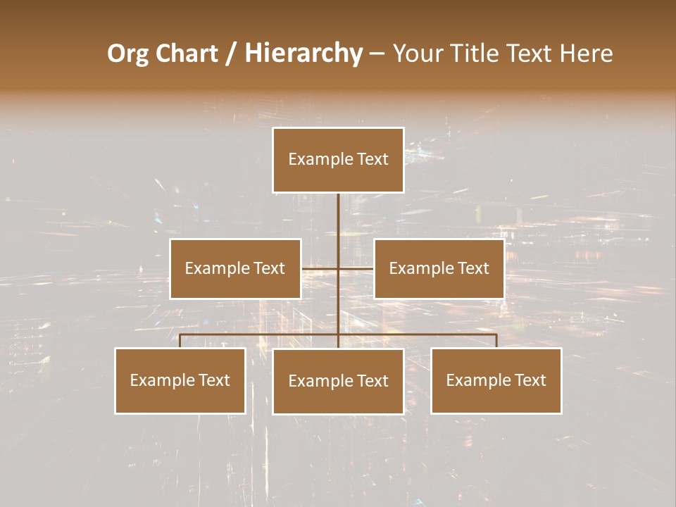 Texture Perspective City PowerPoint Template