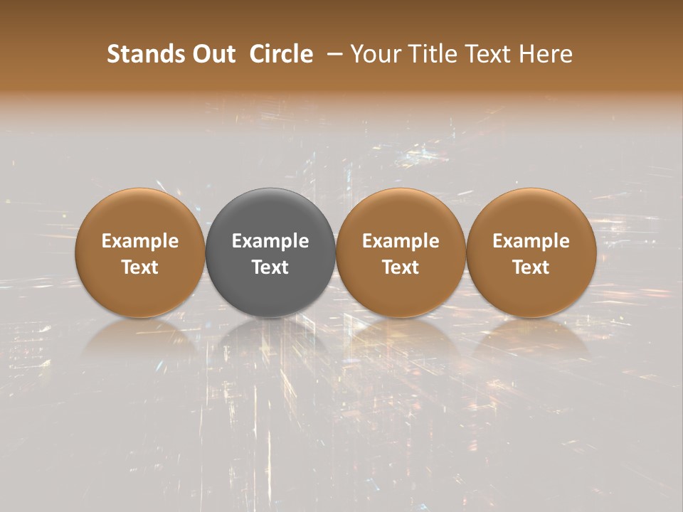 Texture Perspective City PowerPoint Template