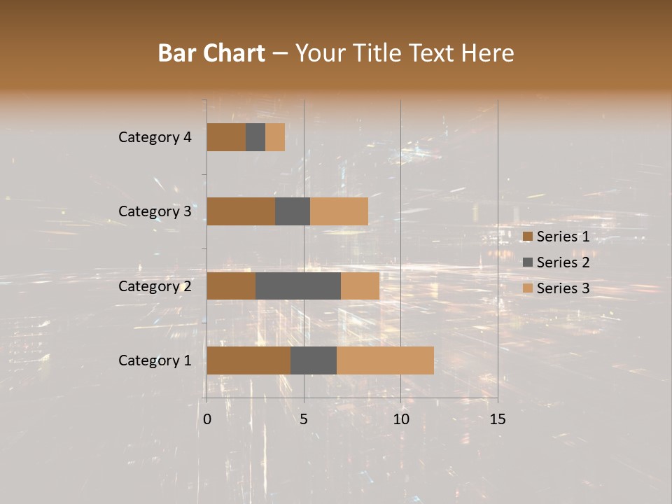 Texture Perspective City PowerPoint Template