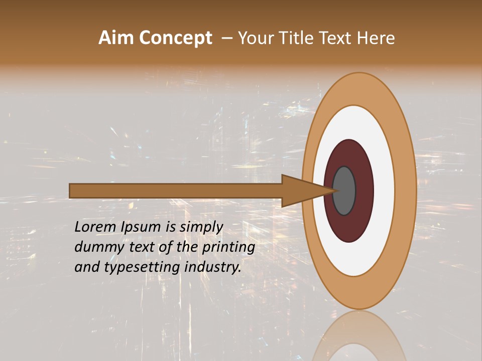 Texture Perspective City PowerPoint Template