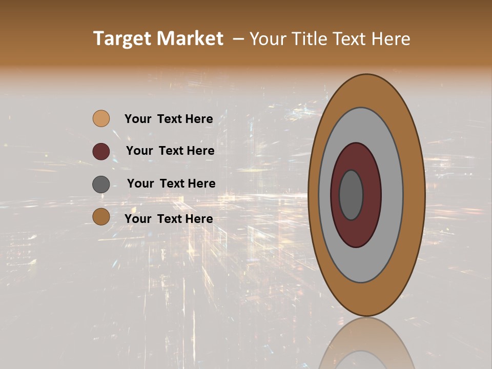 Texture Perspective City PowerPoint Template