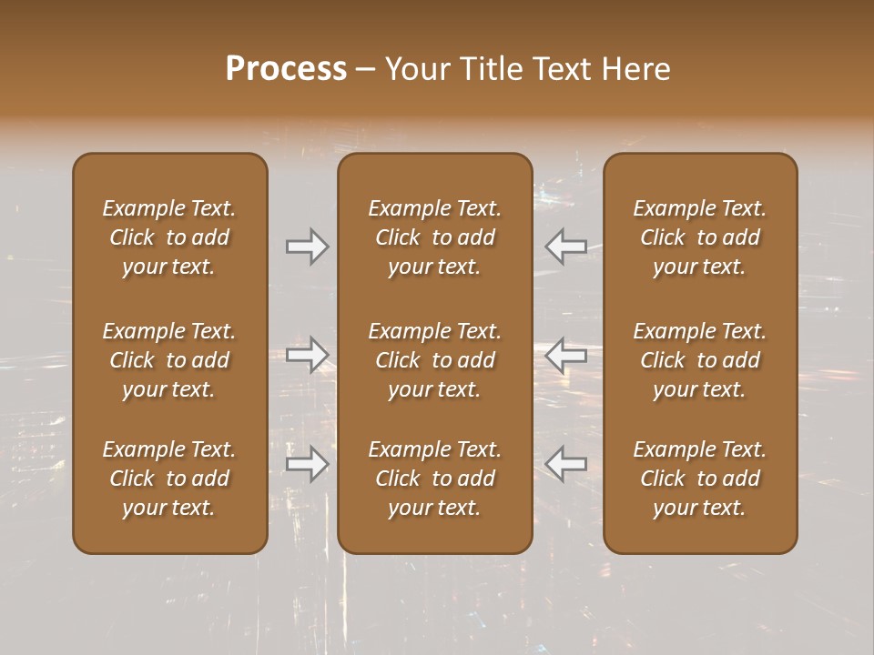 Texture Perspective City PowerPoint Template