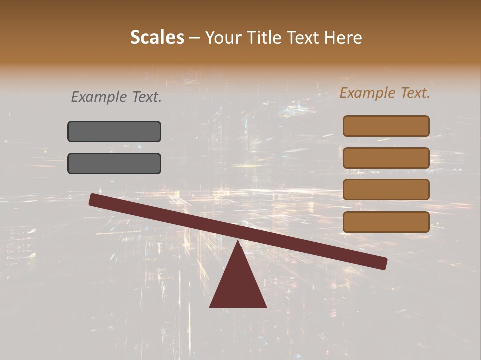 Texture Perspective City PowerPoint Template