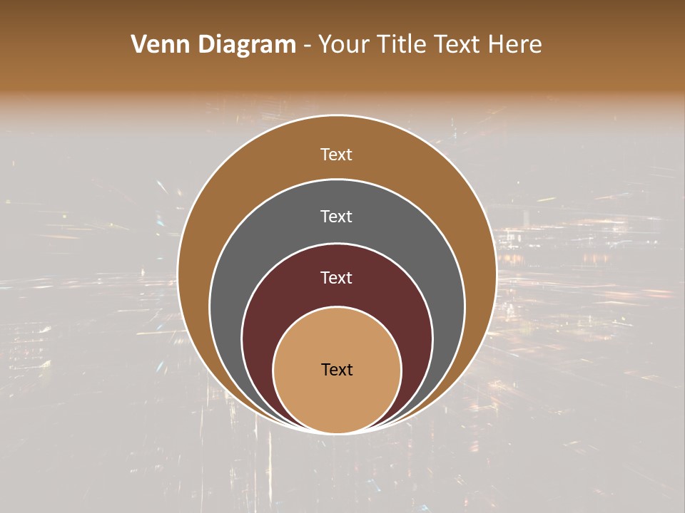Texture Perspective City PowerPoint Template