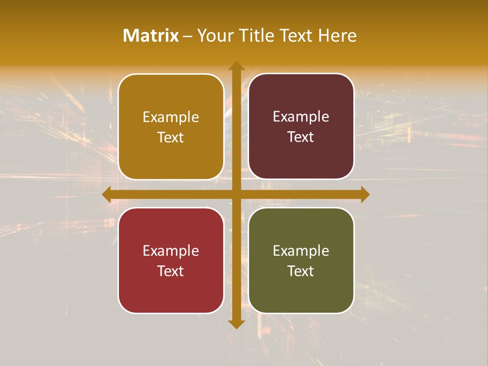 Texture Perspective City PowerPoint Template