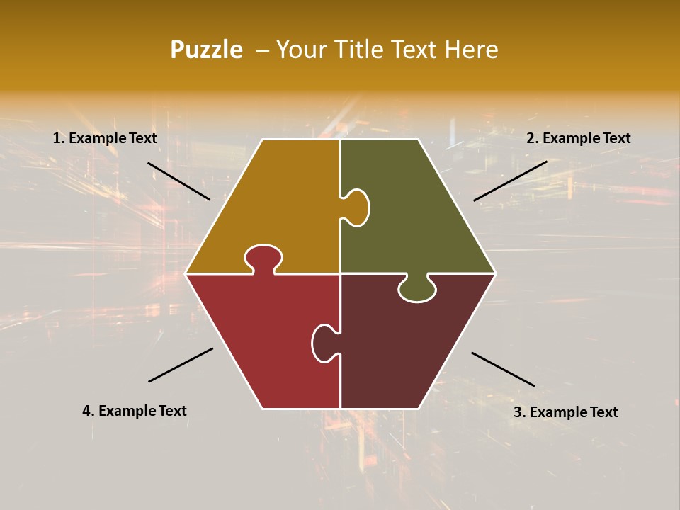 Texture Perspective City PowerPoint Template