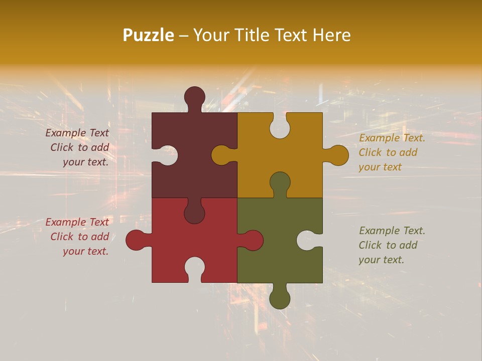 Texture Perspective City PowerPoint Template