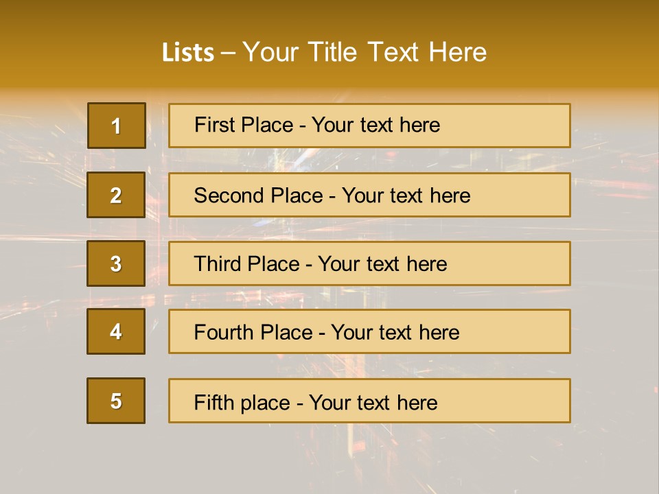 Texture Perspective City PowerPoint Template