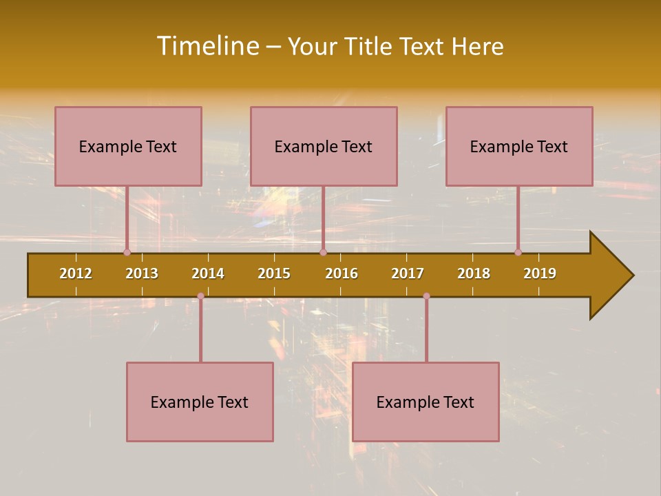 Texture Perspective City PowerPoint Template