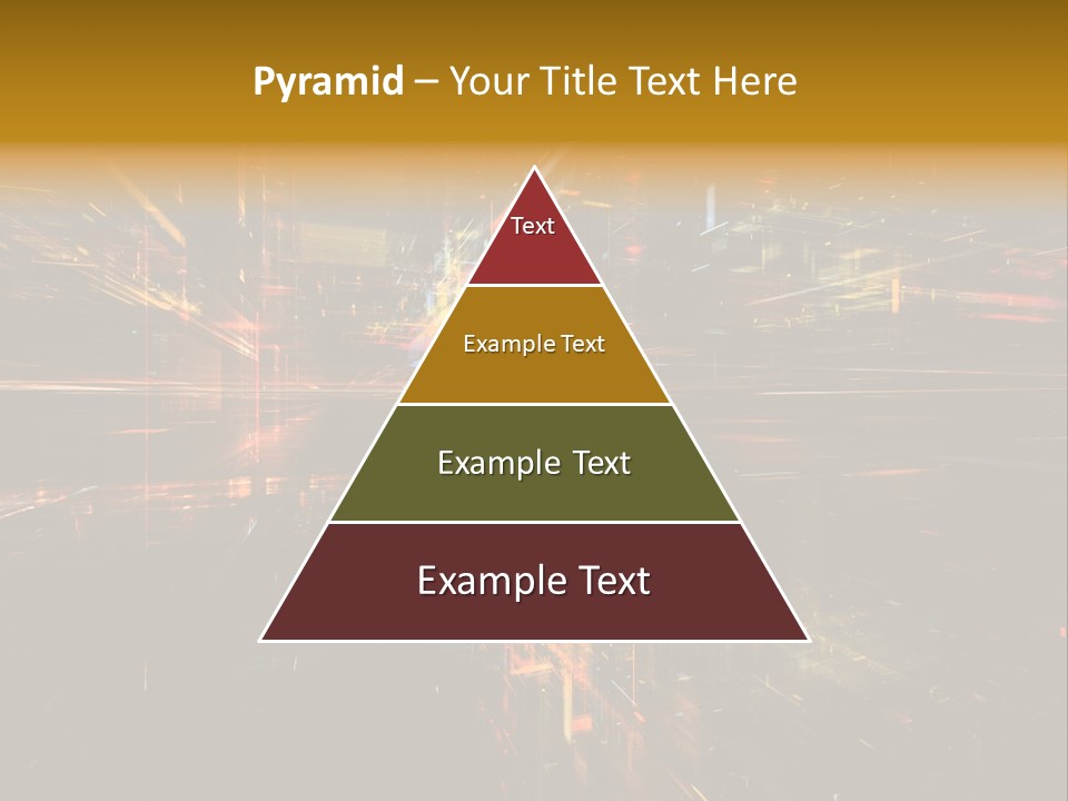 Texture Perspective City PowerPoint Template
