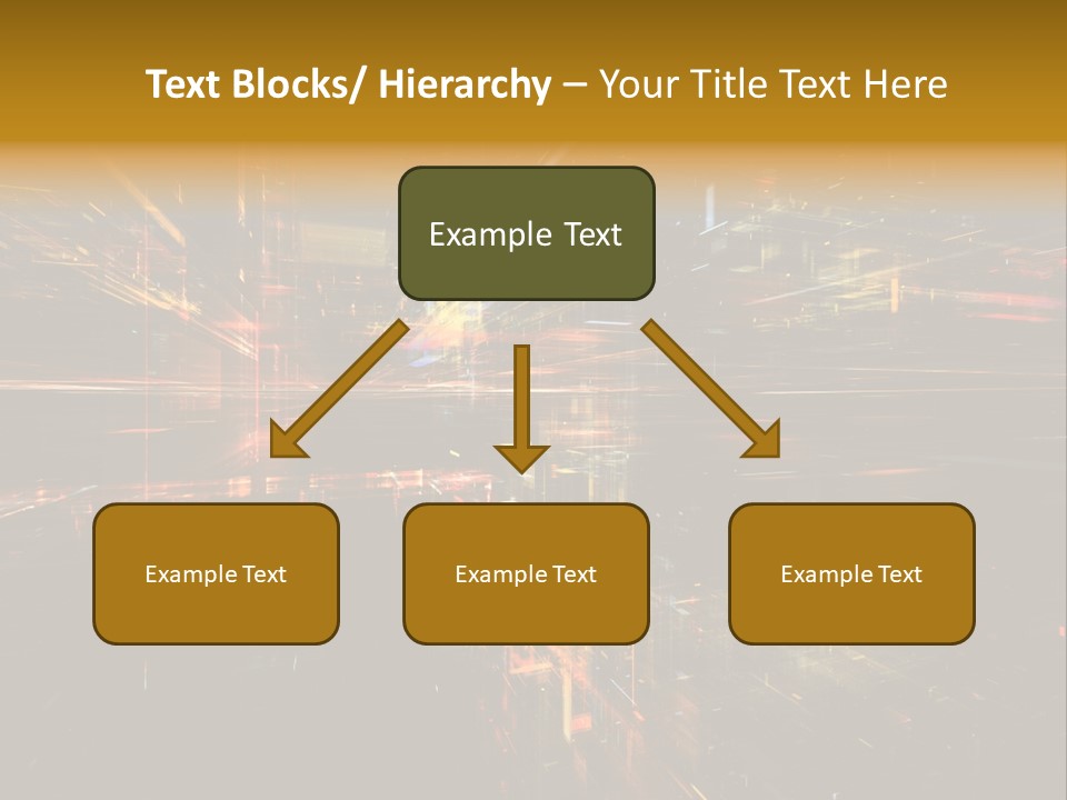 Texture Perspective City PowerPoint Template