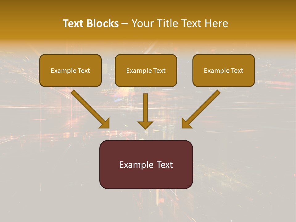 Texture Perspective City PowerPoint Template