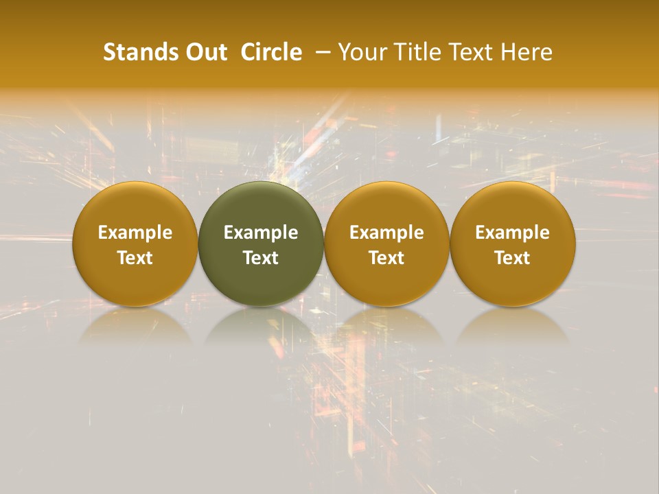 Texture Perspective City PowerPoint Template