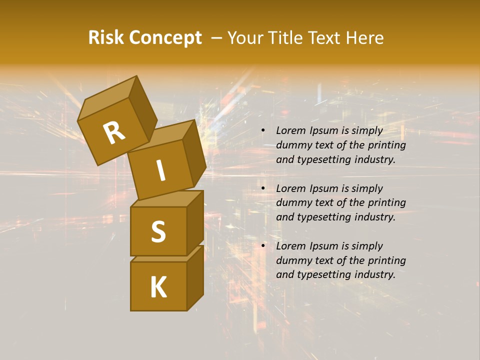 Texture Perspective City PowerPoint Template