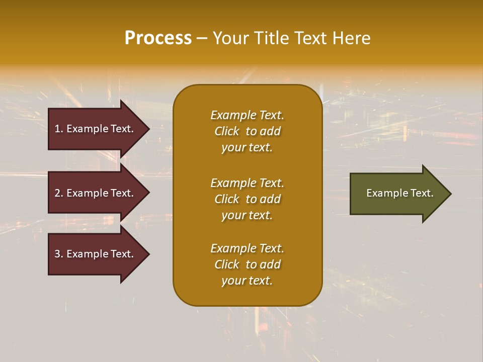 Texture Perspective City PowerPoint Template